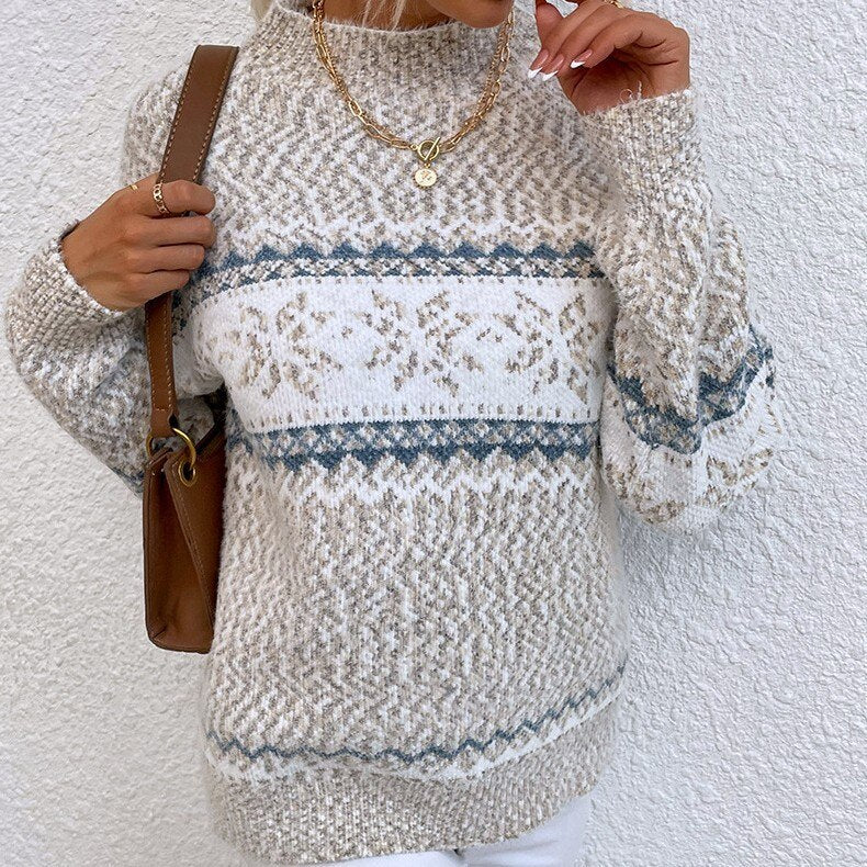 ELSASHAPE | NORWESKI SWETER DLA KOBIET