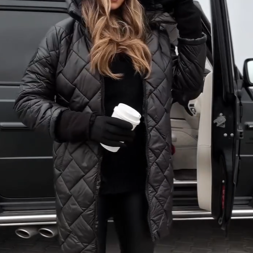 ELSASHAPE | DŁUGA KURTKA PUCHOWA DLA KOBIET