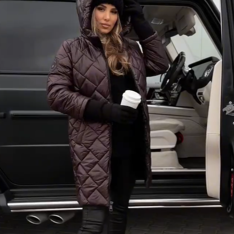 ELSASHAPE | DŁUGA KURTKA PUCHOWA DLA KOBIET