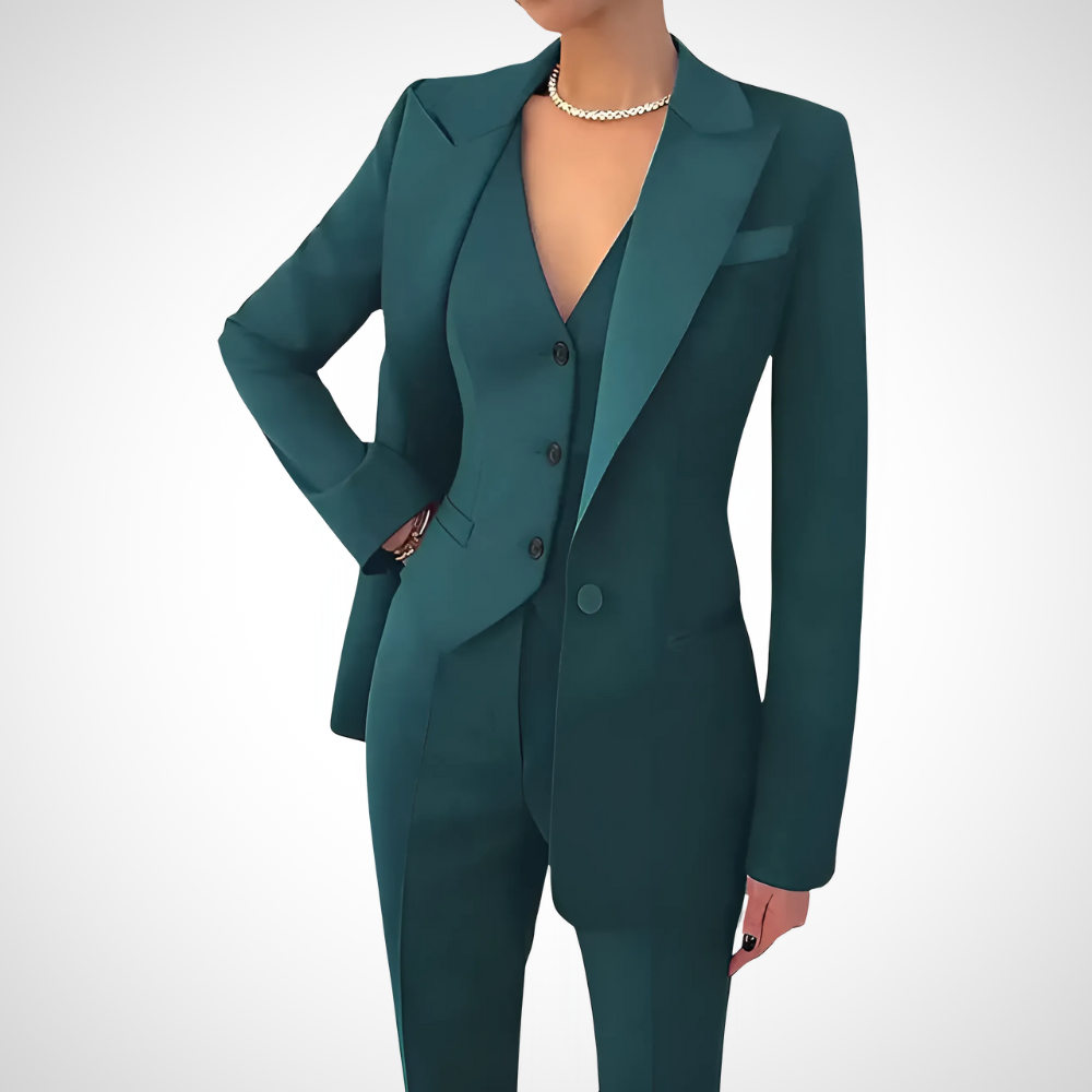 Elsashape | Three-Piece Suit Set Dla Kobiet