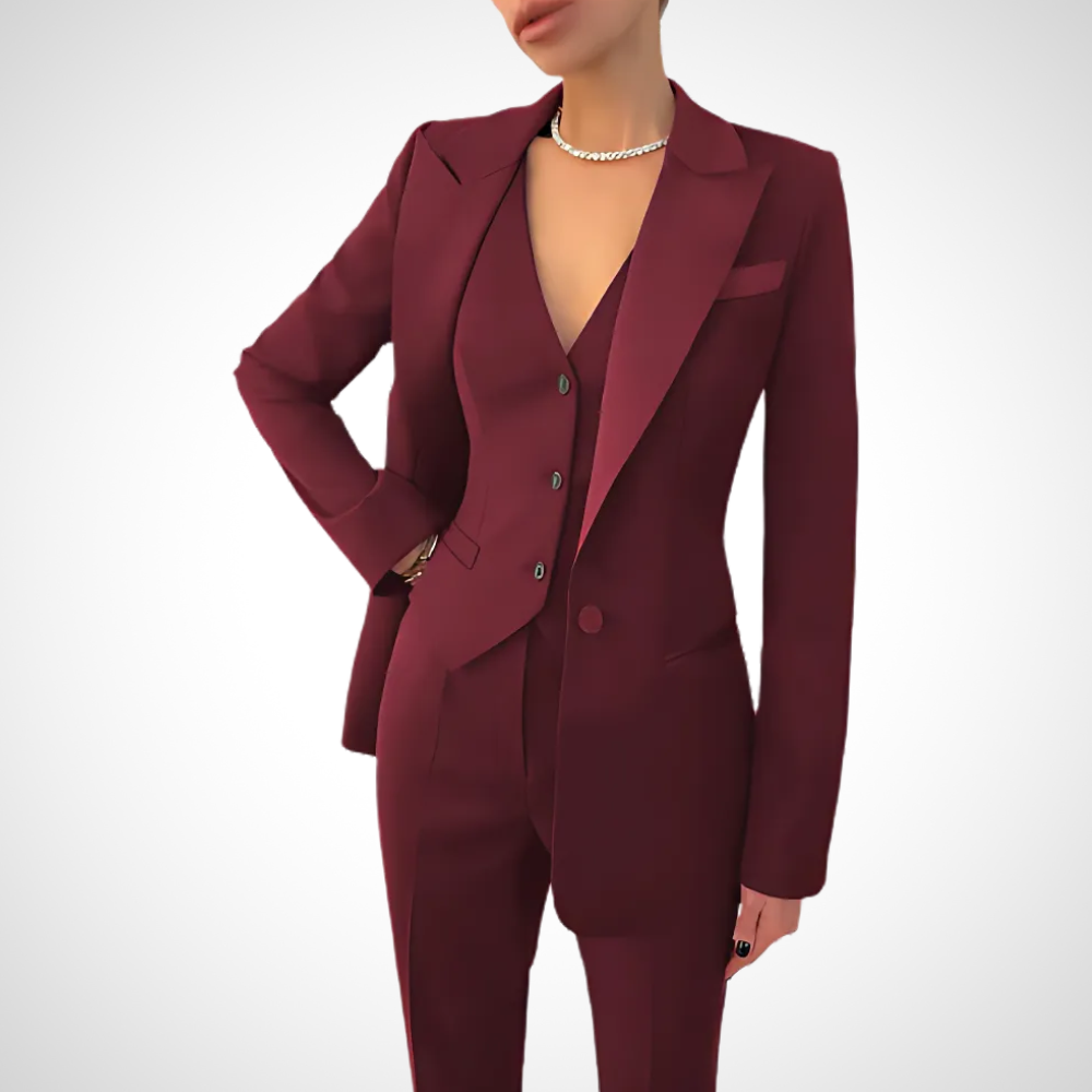 Elsashape | Three-Piece Suit Set Dla Kobiet
