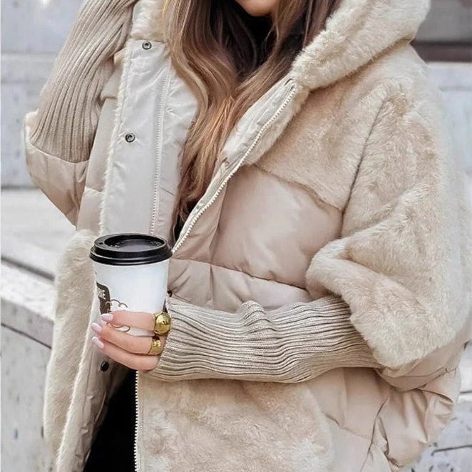 ELSASHAPE | KURTKA PUCHOWA Z KAPTUREM DLA KOBIET