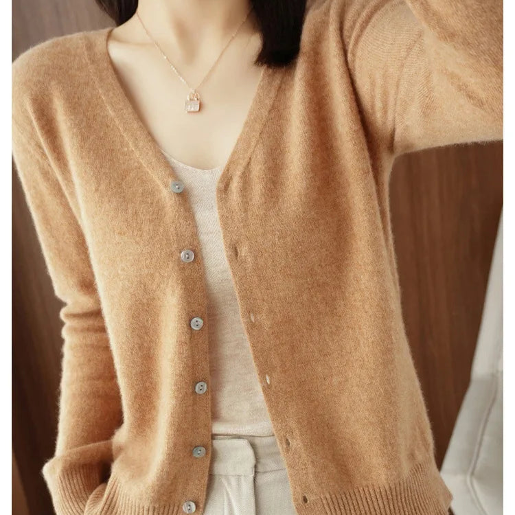 ELSASHAPE | KARDIGAN Z WEŁNĄ I KASZMIREM DLA KOBIET