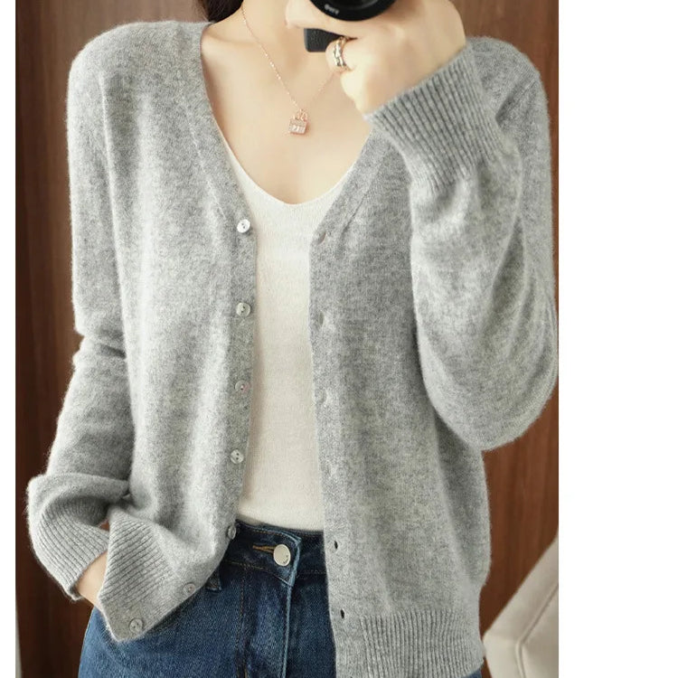 ELSASHAPE | KARDIGAN Z WEŁNĄ I KASZMIREM DLA KOBIET